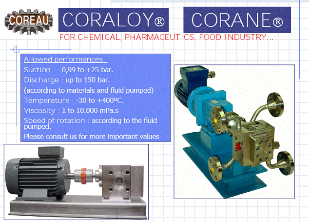 SPECIAL PURPOSE GEAR PUMPS